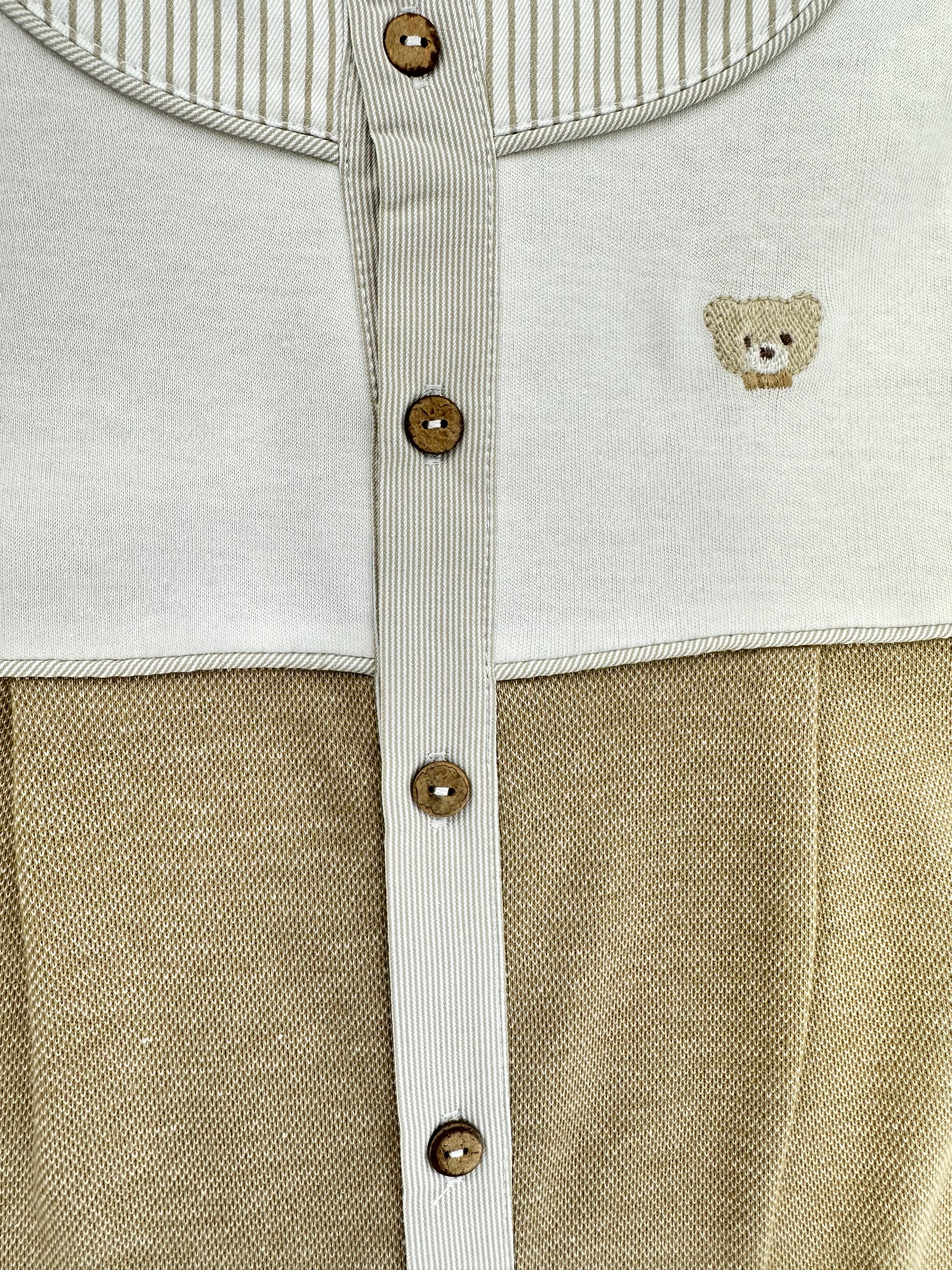 Teddy Collar Romper