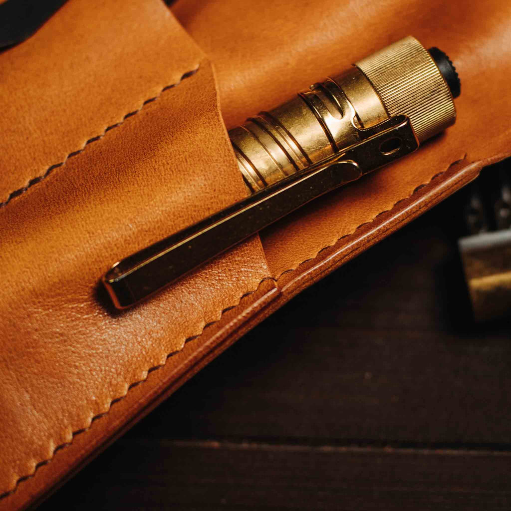 Large Pocket Organizer - First Mate Fatty | Leather Pocket Carrier | Multi-tool