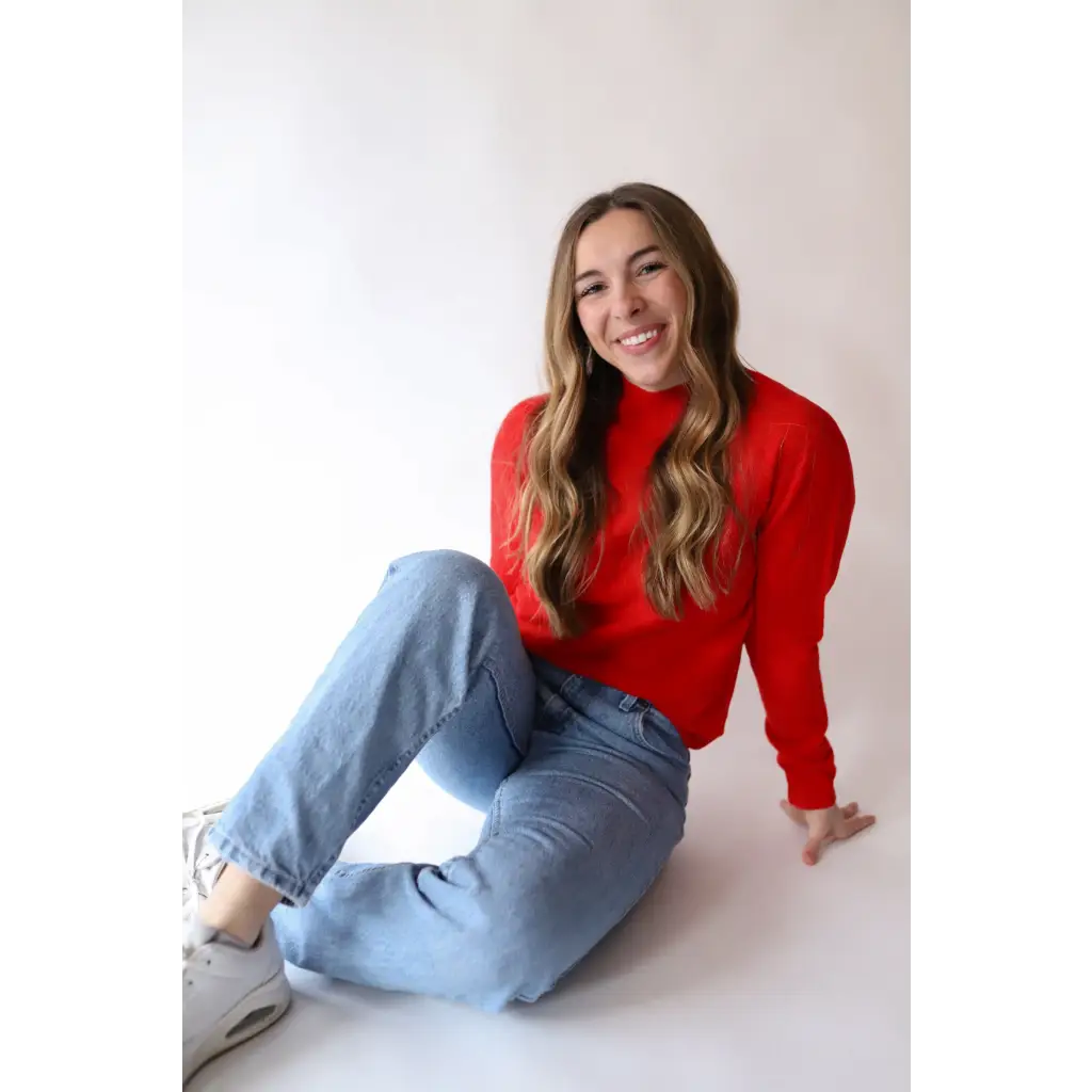 The Sherry Mockneck Sweater