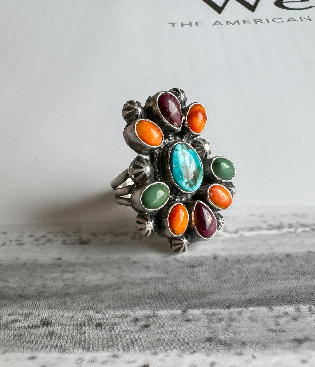 Santa Barbara Multi Stone Ring