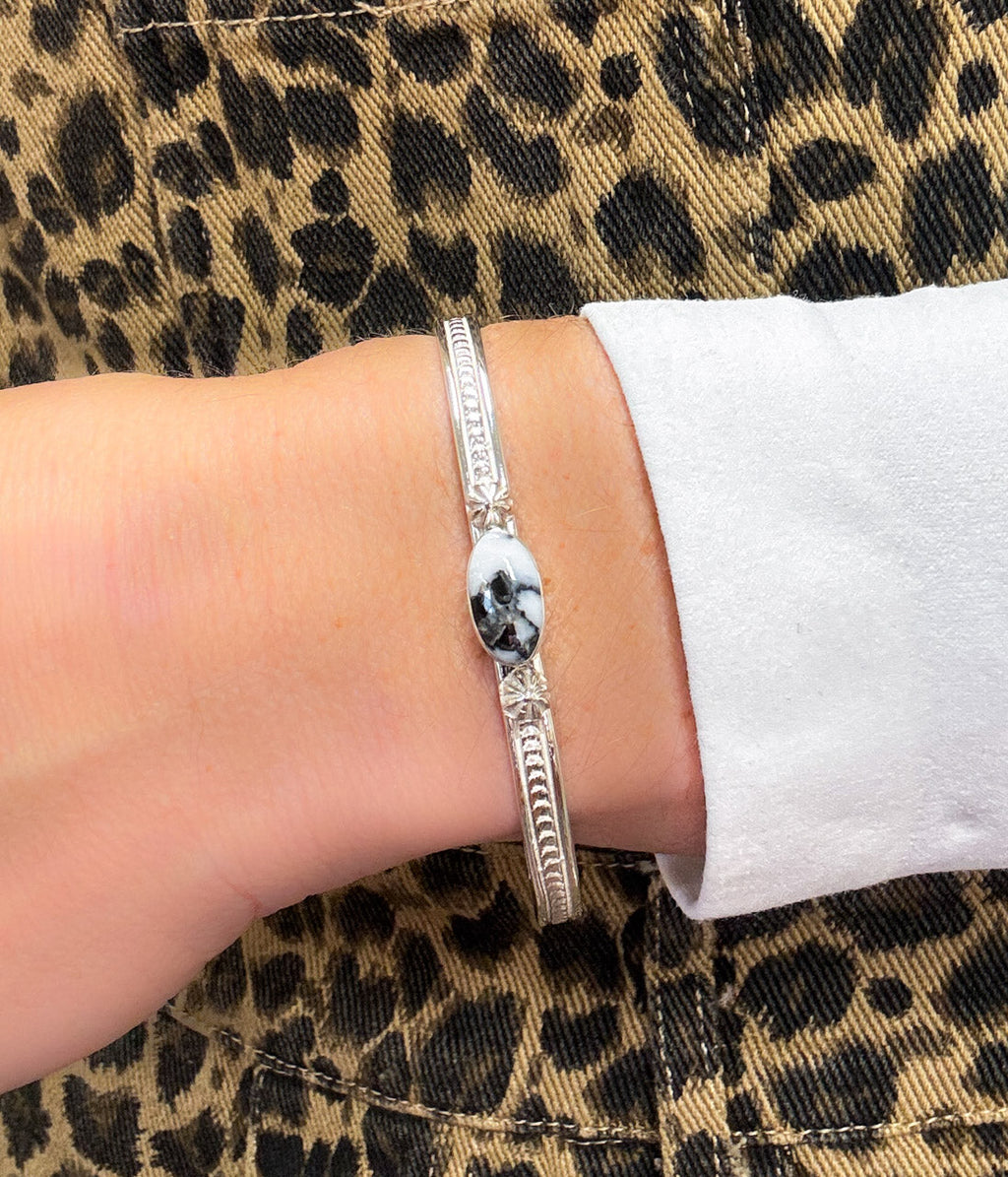 June Delgarito White Buffalo Cuff