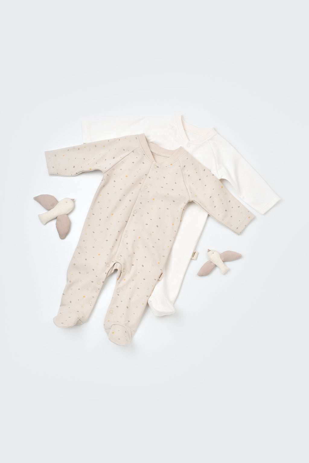 Two Onesie 100% Organic Cotton