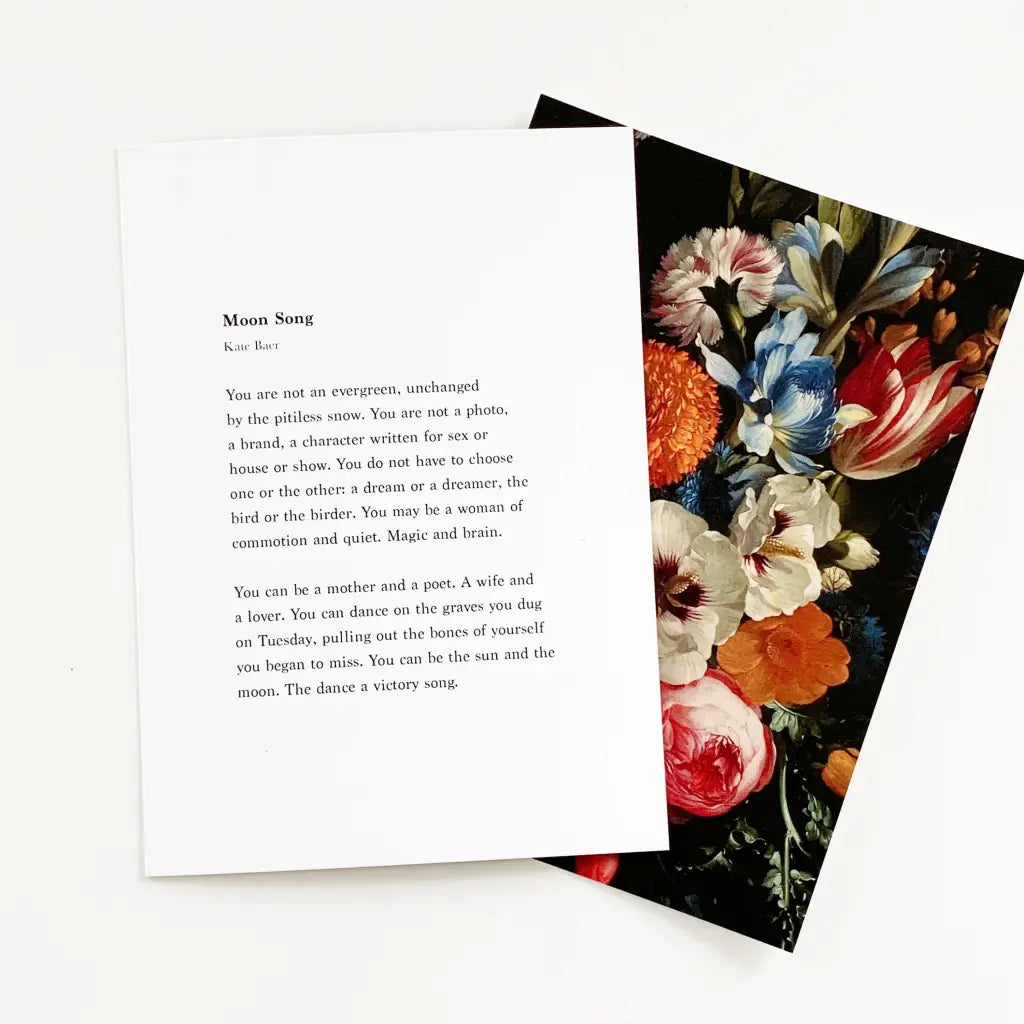 5x7in Kate Baer Poems | FREE SHIPPING
