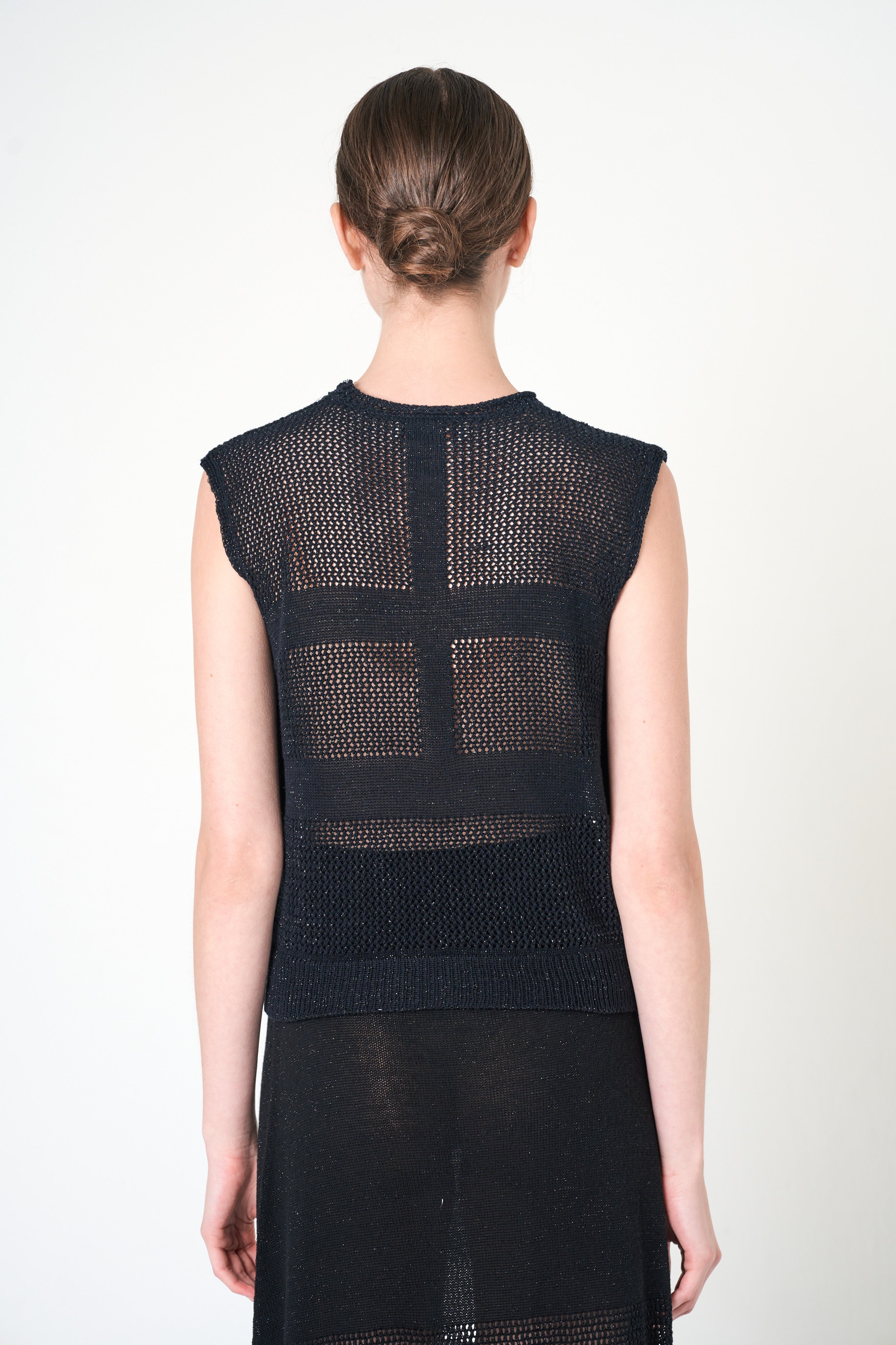 Luxe Sleeveless Top in Black