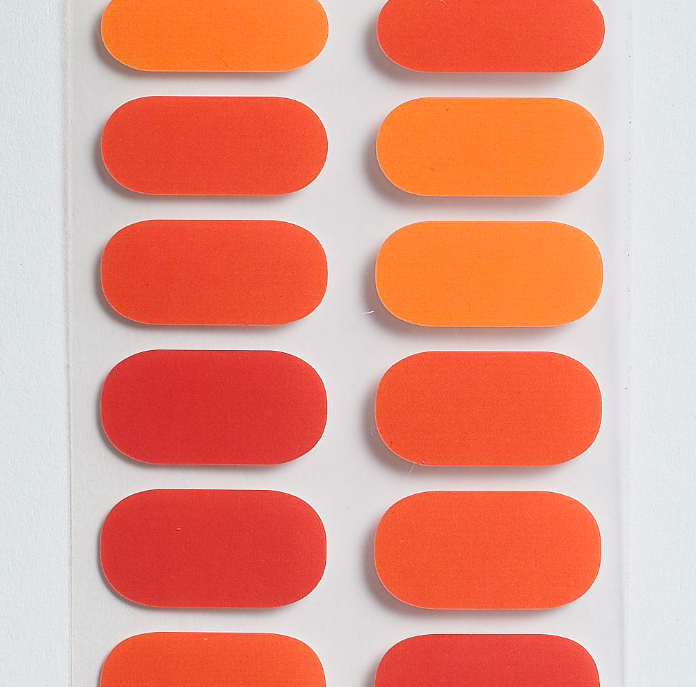 Orange Cream Gel Nails