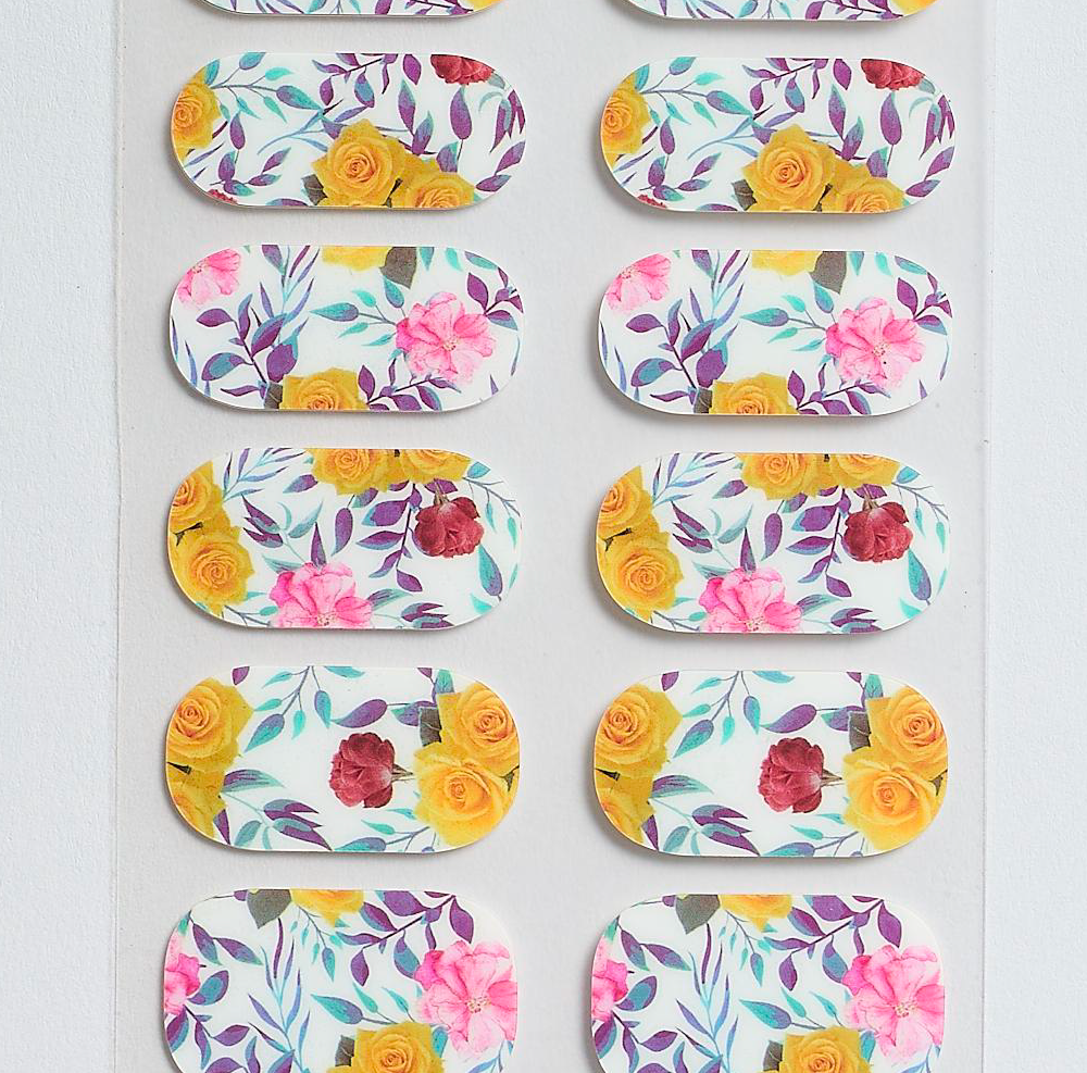 Floral Garden Gel Nails