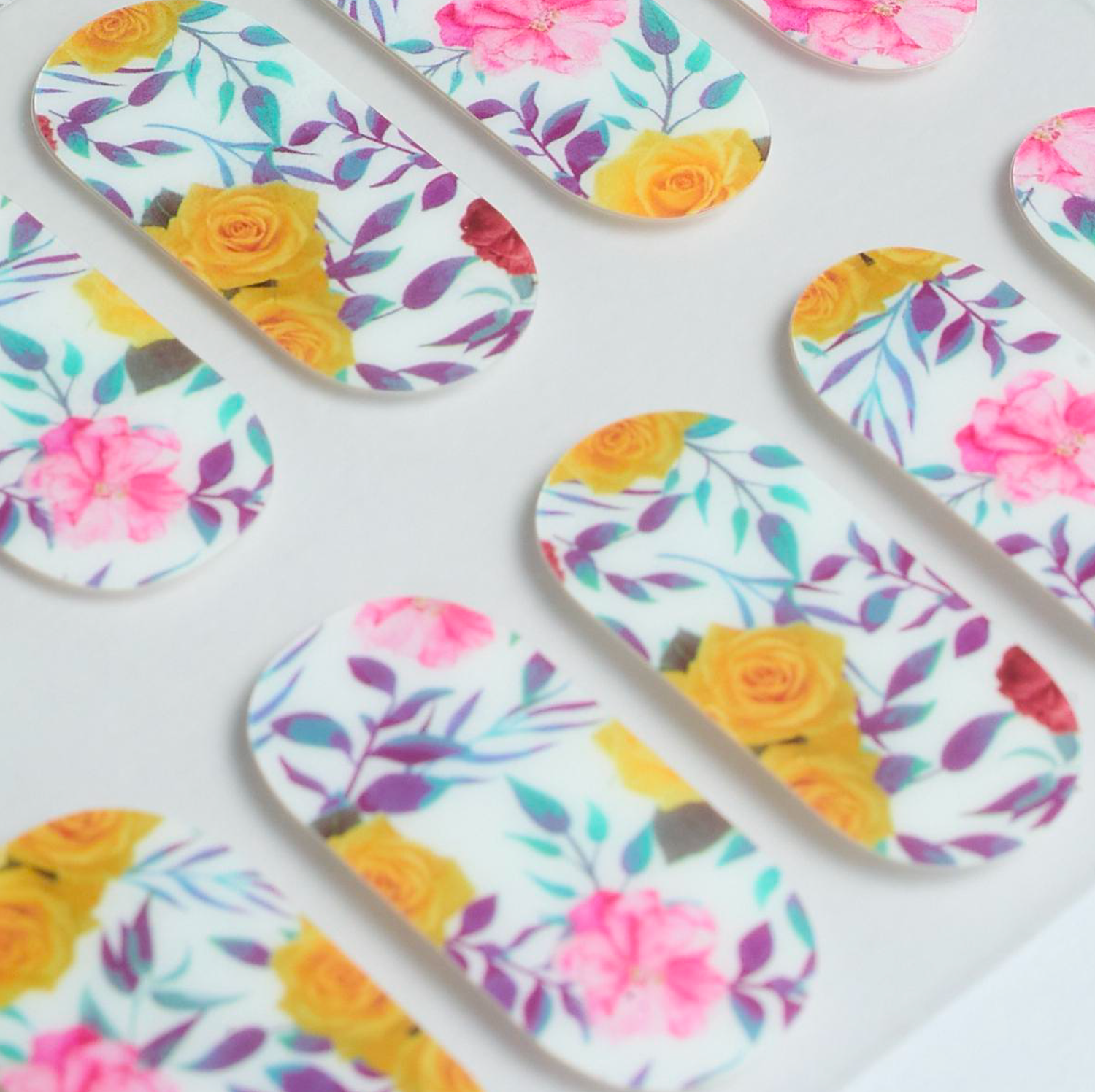 Floral Garden Gel Nails